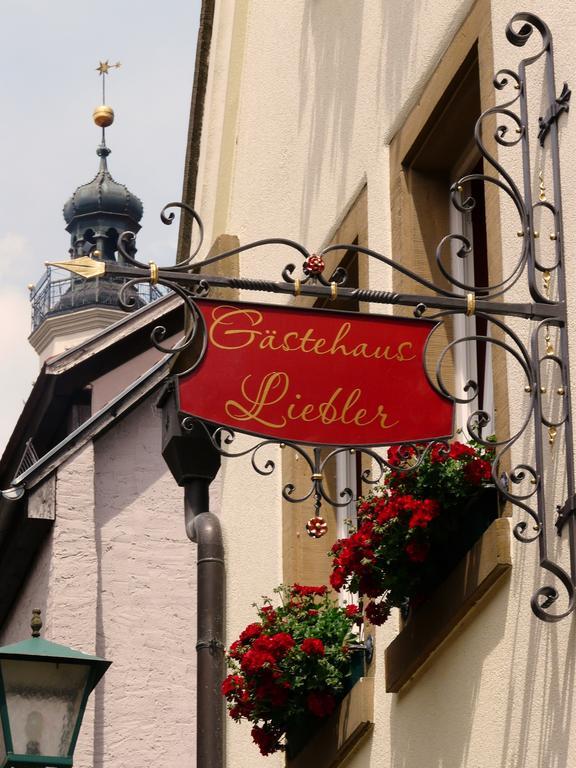 Gaestehaus Liebler Ротенбург-на-Таубері Екстер'єр фото