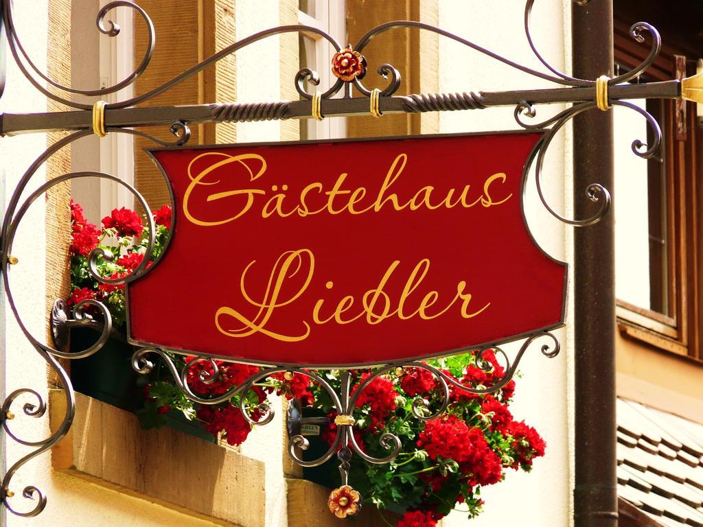 Gaestehaus Liebler Ротенбург-на-Таубері Екстер'єр фото